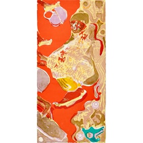 Michael Armitage, signed color lithograph, 2020
