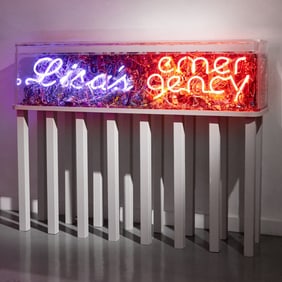 Max Hooper Schneider, neon sculpture, 2019