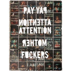 Tony Albert, stencil collage, c. 2011