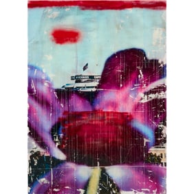 Parker Ito, acrylic and toner on canvas, 2016