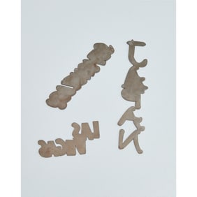 Magali Reus, laser cut metal on aluminum