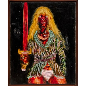 Andre Ethier, oil on Masonite, 2005