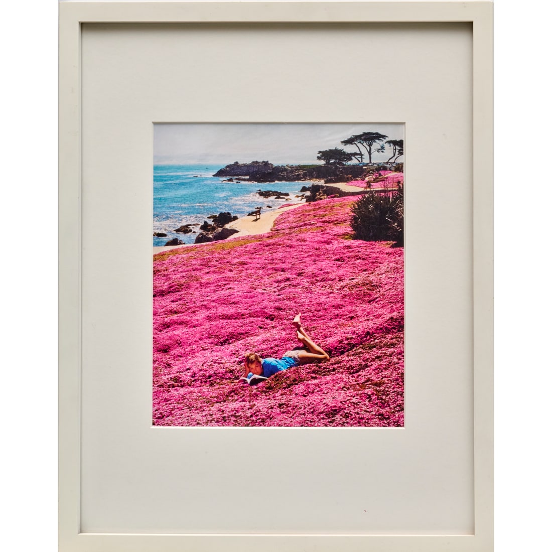 Mark Wyse, digital print: Mark Wyse, digital print, Mark Wyse (American, b. 1970), "Greg Miller And Young Woman Reading", unsigned, 10.5"h x 8.5"w (sight), 19"h x 15"w (frame)