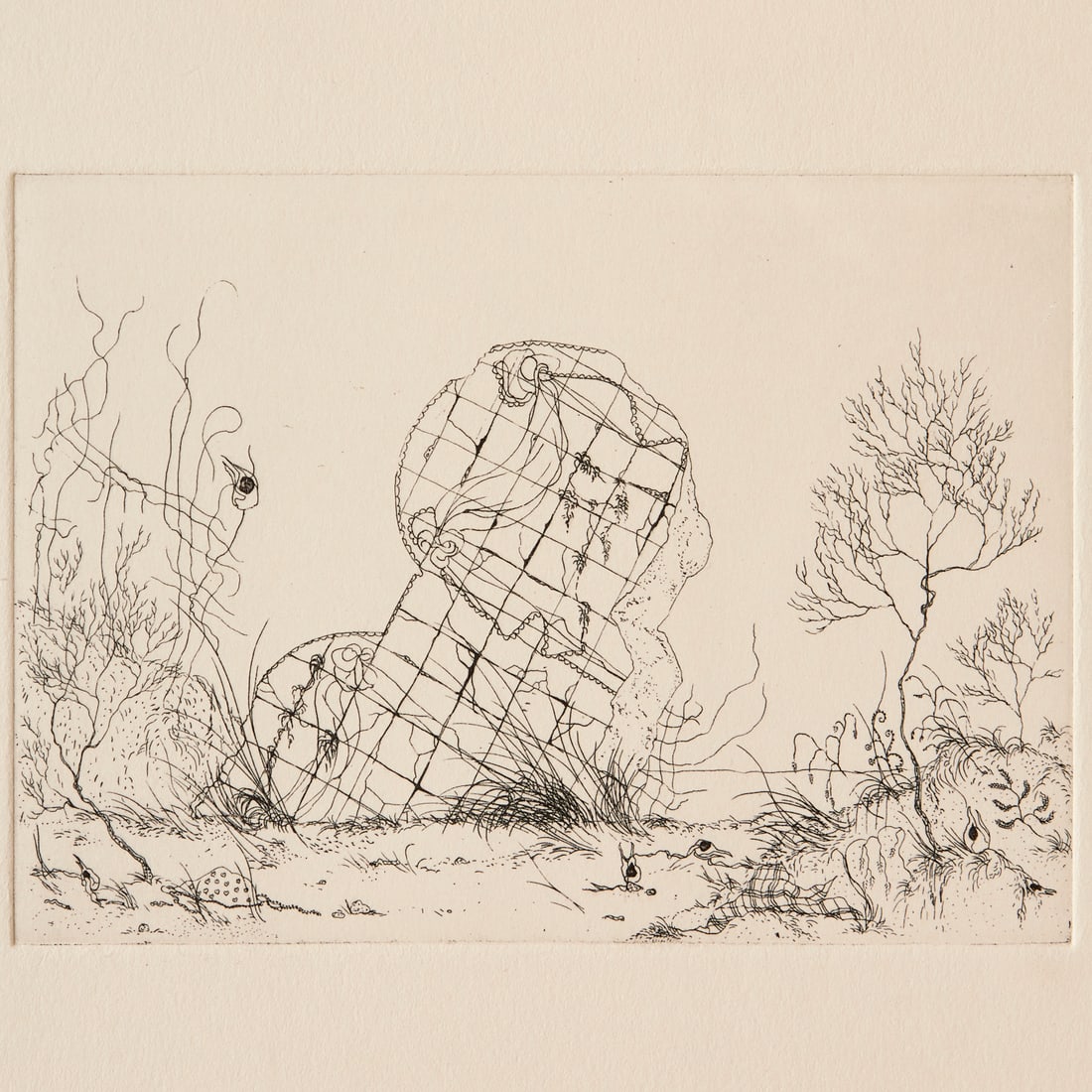 Anj Smith, etching on paper, 2005 (1 of 8)