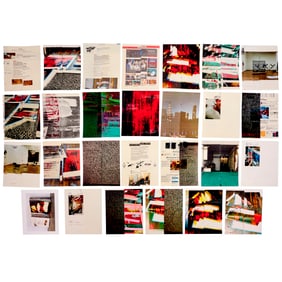 Wade Guyton, inkjet assemblage, 2021