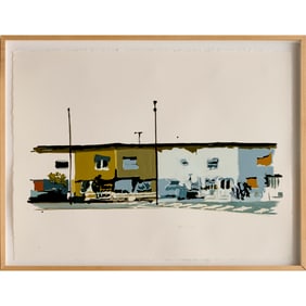 Kirsten Everberg, oil and enamel on paper