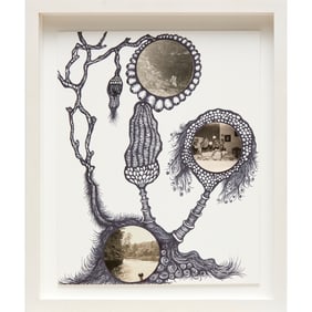 Lezley Saar, mixed media collage, 2005