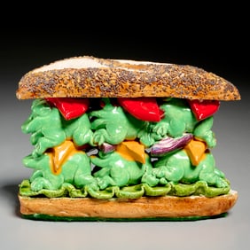 David Gilhooly, glazed clay sculpture