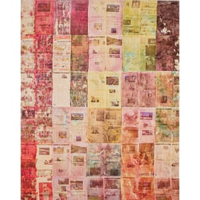 Sam Falls, offset print, 2015