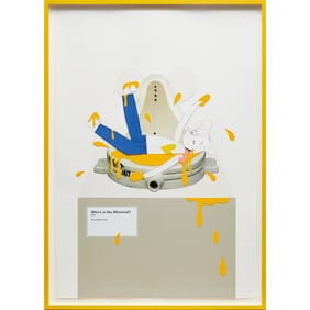 Simon Fujiwara, paper collage, 2022