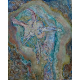 Laurence Pilon, oil and acrylic on canvas, 2022