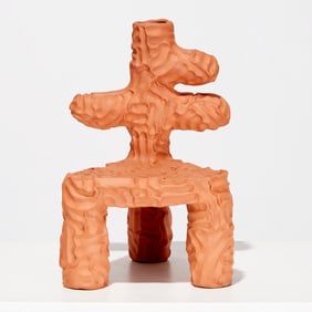 Chris Wolston, terracotta planter chair, 2018