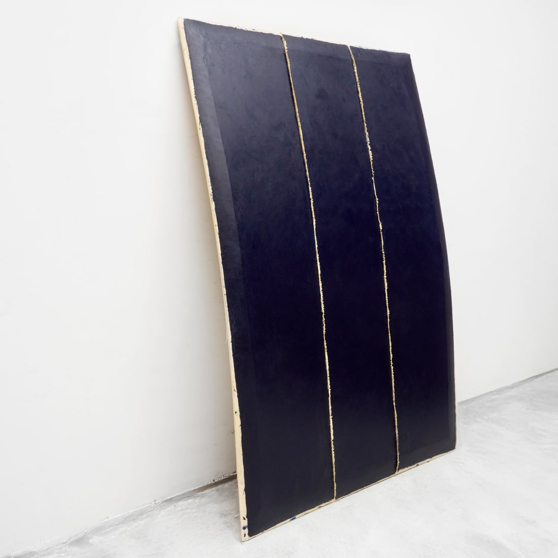 Allan Graham, oil on canvas, 1988: Allan Graham, oil on canvas, 1988, Allan Graham (American, 1943-2019), "There is Time and you awhile", oil on canvas, initialed, titled, and dated on canvas verso, unframed, 86"h x 57.5"w