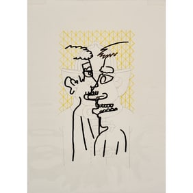 Brian Bress, mixed media drawing, 2015