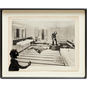 Mark van Yetter, ink on collotype, 2010