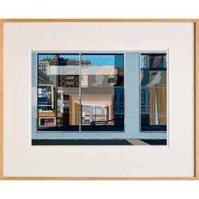 Richard Estes, color screenprint, 1981