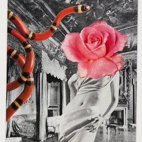 Linder Sterling, paper collage, 2018