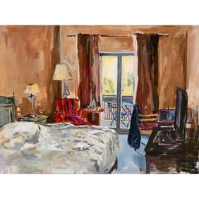 Sanae Arraqas, acrylic on canvas, 2021