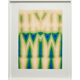 Tauba Auerbach, aquatint on paper, 2011