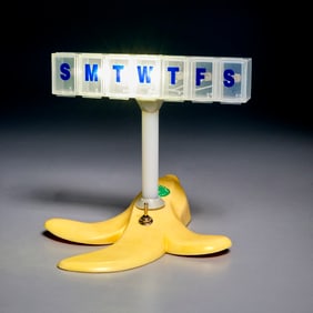 Chris Beeston, found object lamp, 2021