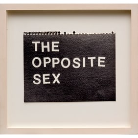 Betty Tompkins, acrylic on paper, 2016