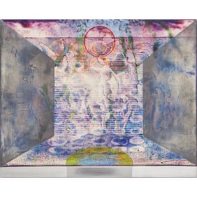 Peter Brock, mixed media on aluminum, 2022