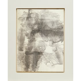 Mitchell Algus, oil on satin, 1987