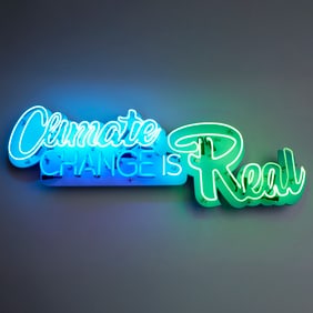 Andrea Bowers, neon light, 2017