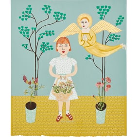 Lucy Fradkin, mixed media on paper, 2021