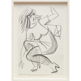 Ella Kruglyanskaya, graphite on paper, 2015