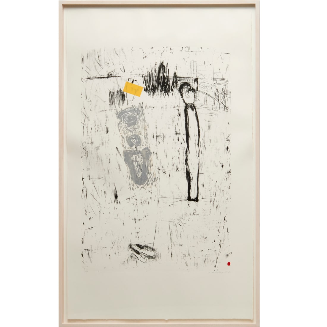 Susan Rothenberg, large mixed media collage, 1984 (1 of 8)