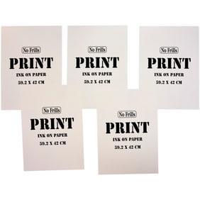 Michael Landy, set of (5) screenprints, 2007