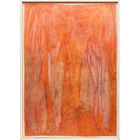 Uzia Ograbek, oil stick on paper, 2003 (1 of 5)