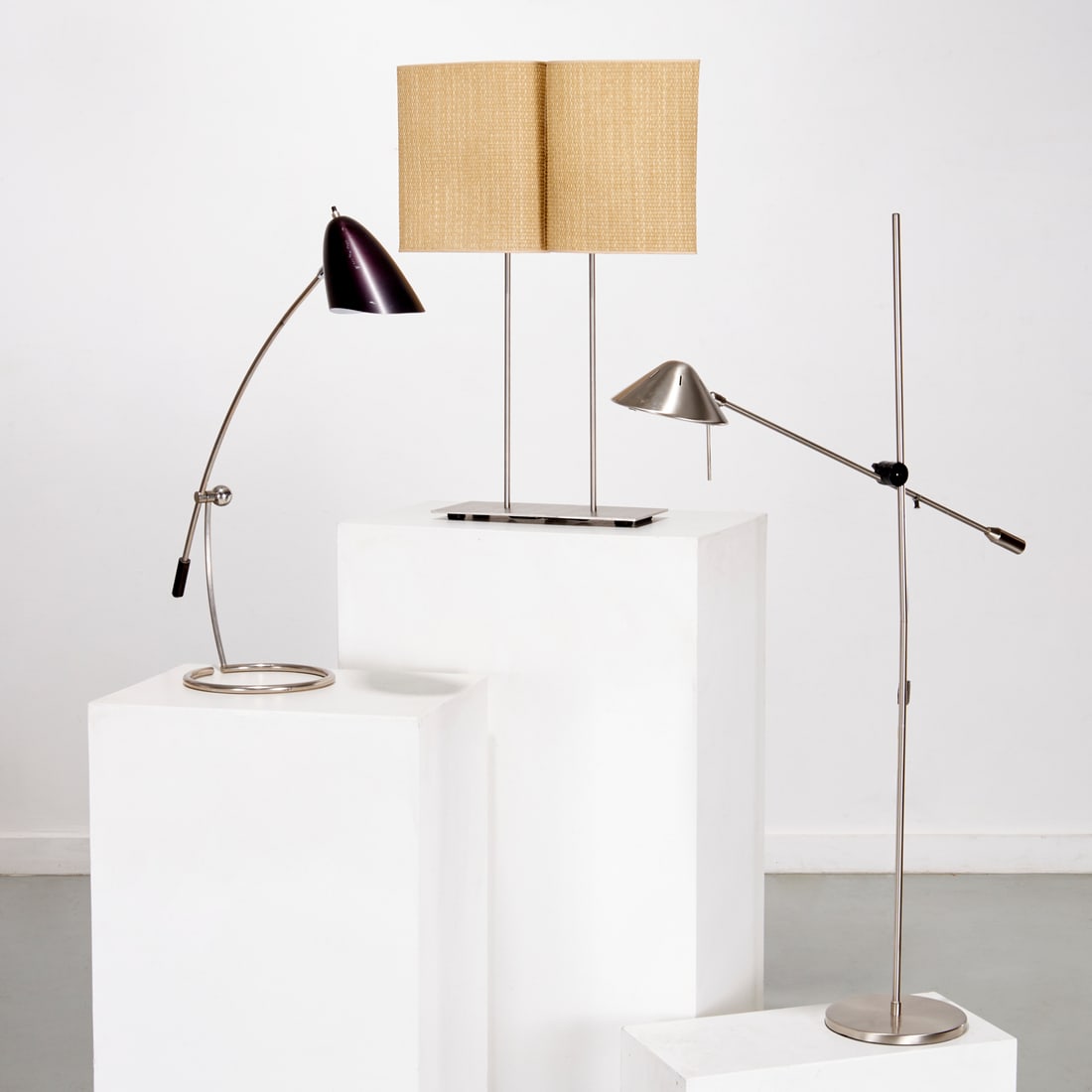 (3) Modernist floor and table lamps (1 of 8)