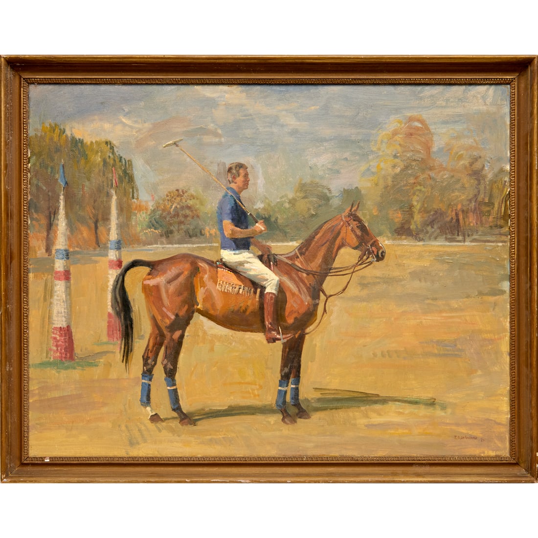 La Fontaine, oil on canvas, Polo Portrait, 1969 (1 of 7)