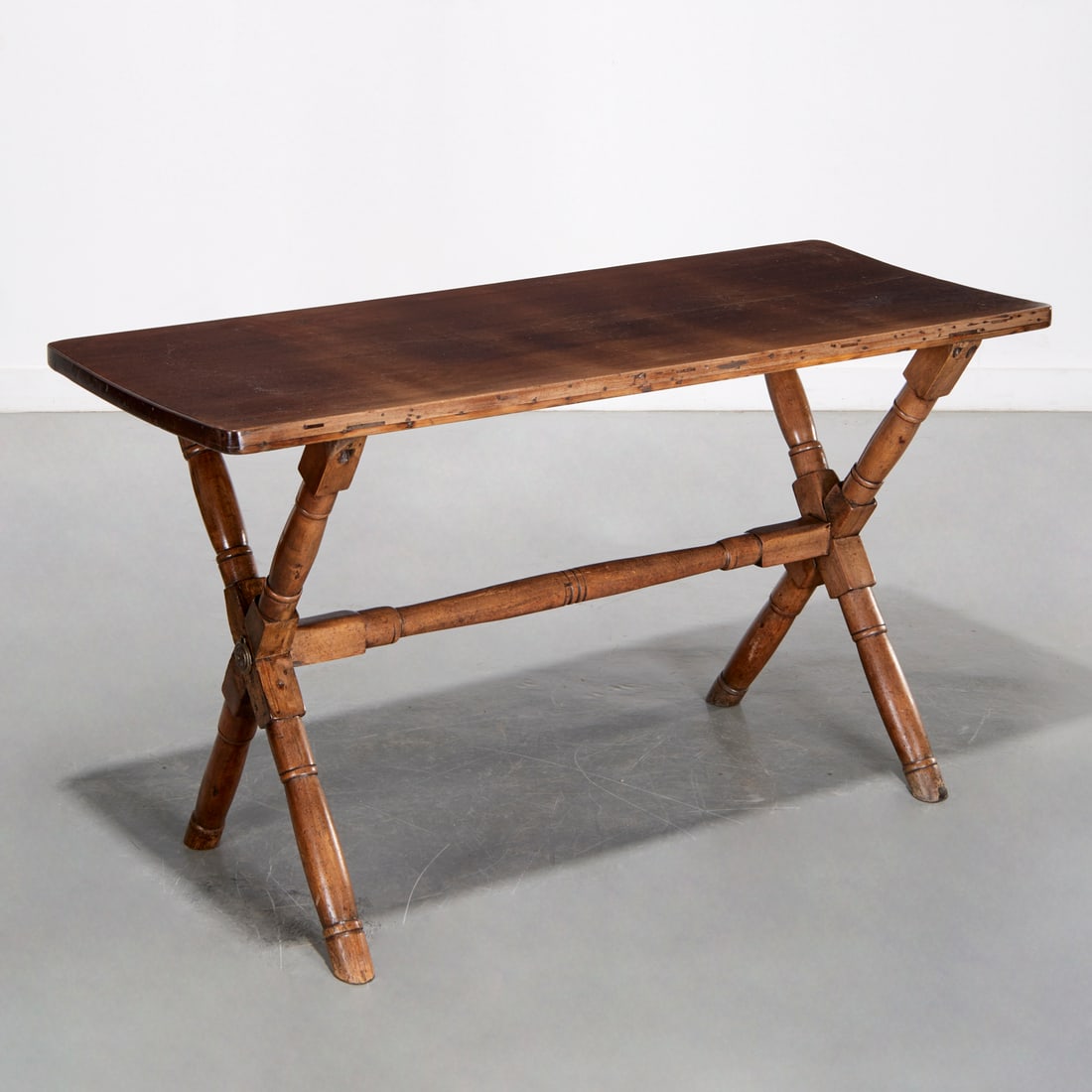 Continental Provincial walnut side table (1 of 5)