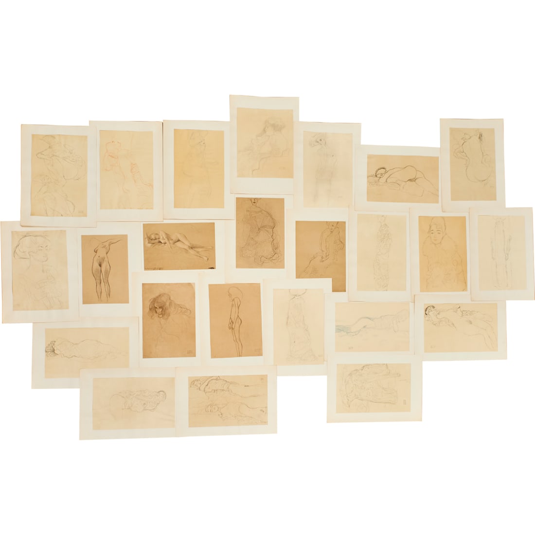 Gustave Klimt, 25 Drawings portfolio, 1964 (1 of 9)