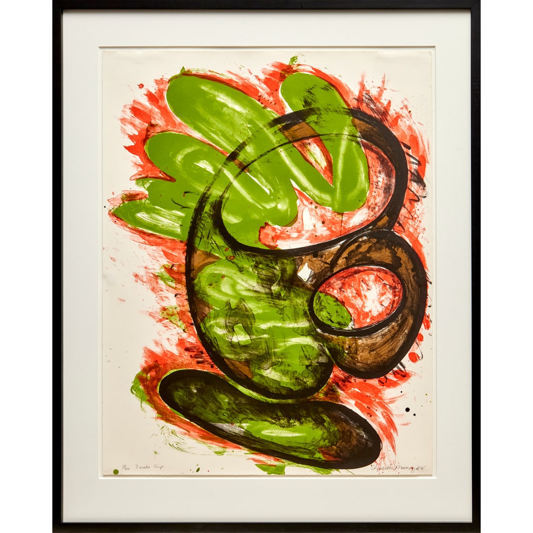 Elizabeth Murray, lithograph on paper, 1984 (1 of 6)