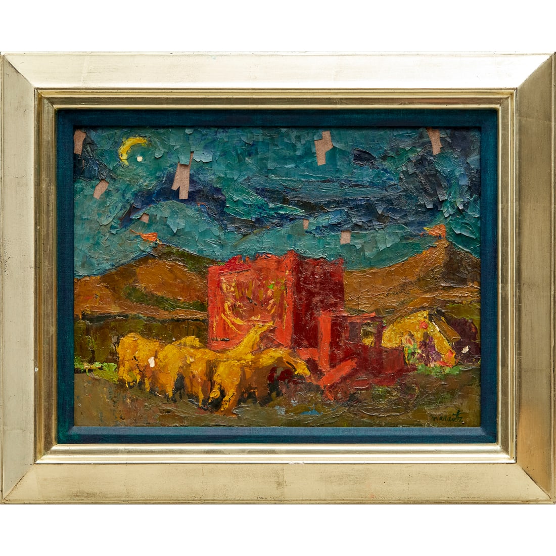 Irving Morantz, oil on board, 1954 (1 of 10)