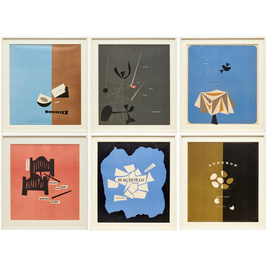 Set (6) Artifax Modernist screenprints (1 of 8)