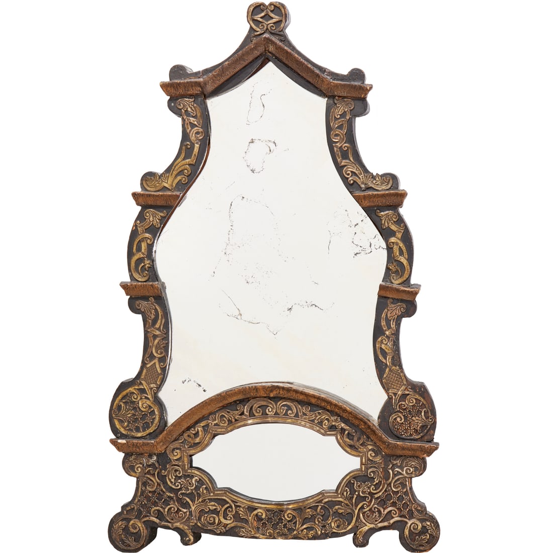 Continental Baroque metal mounted mirror (1 of 5)