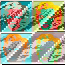 Andy Warhol (after), (4) silkscreen on paper, 1970
