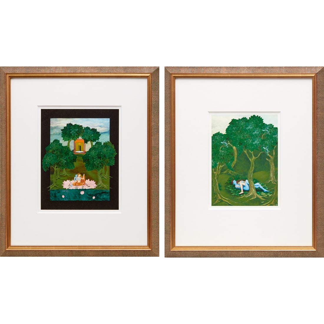 Dianne Blell, (2) pigment print photographs: Dianne Blell, (2) pigment print photographs, Dianne Blell (American, b. 1943), "Courting the Beloved" and "The Lovers", c. 2000-2007, archival digital pigment print, each signed, titled, dated, and ed