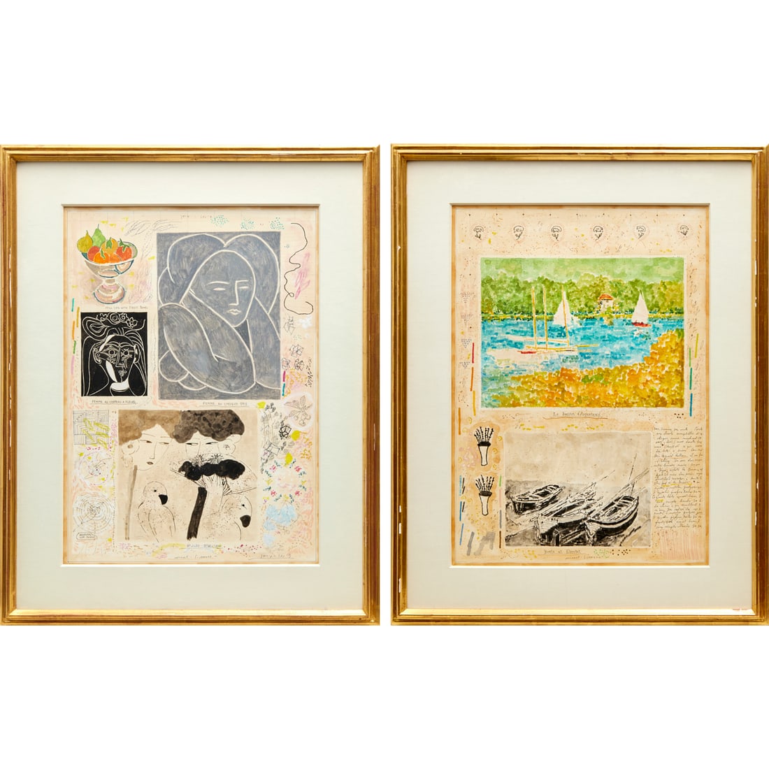 Michael Eisemann, (2) serigraphs (1 of 8)