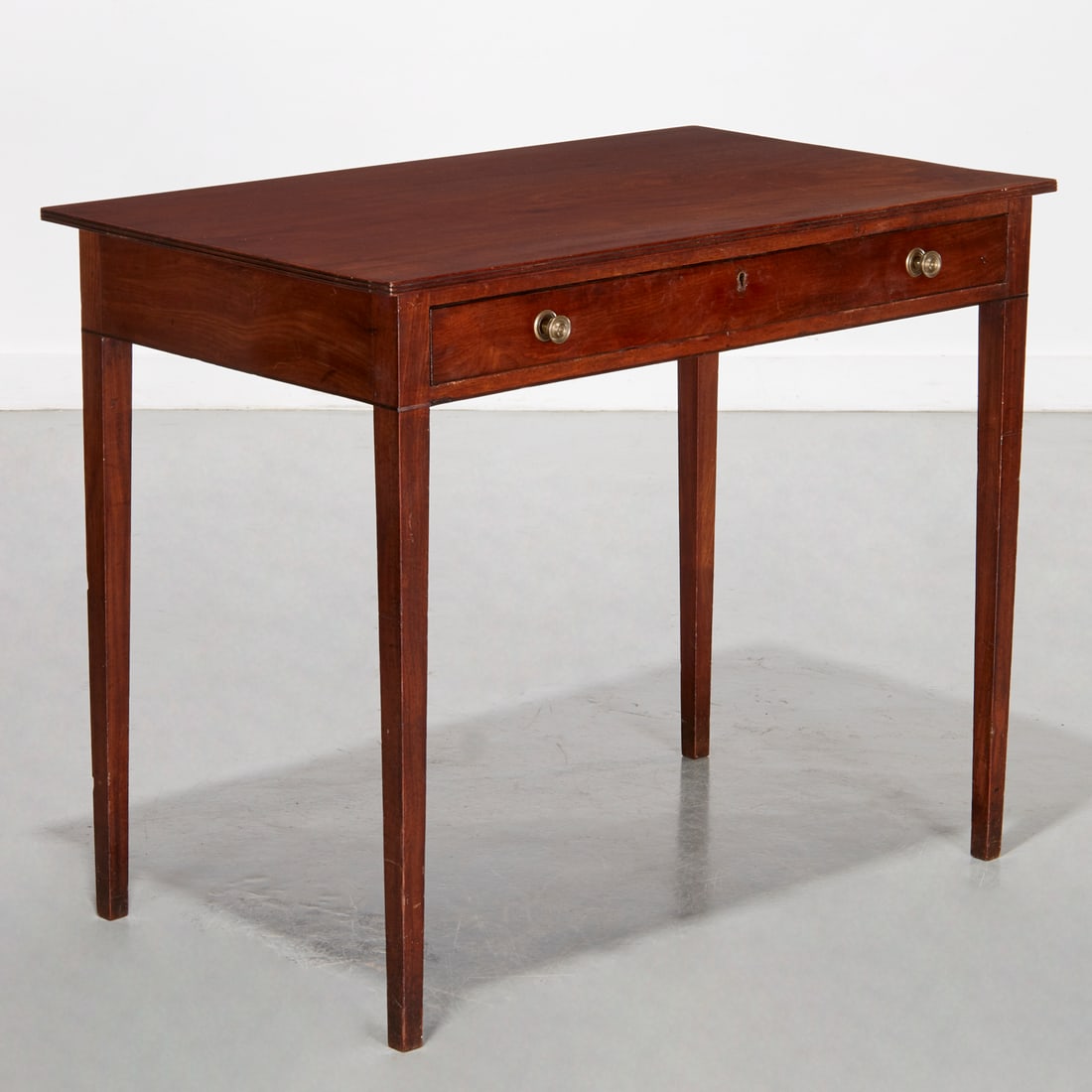 Antique George III style mahogany writing table (1 of 6)
