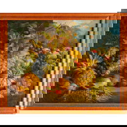 Charles Stuart (attrib.), large oil on canvas