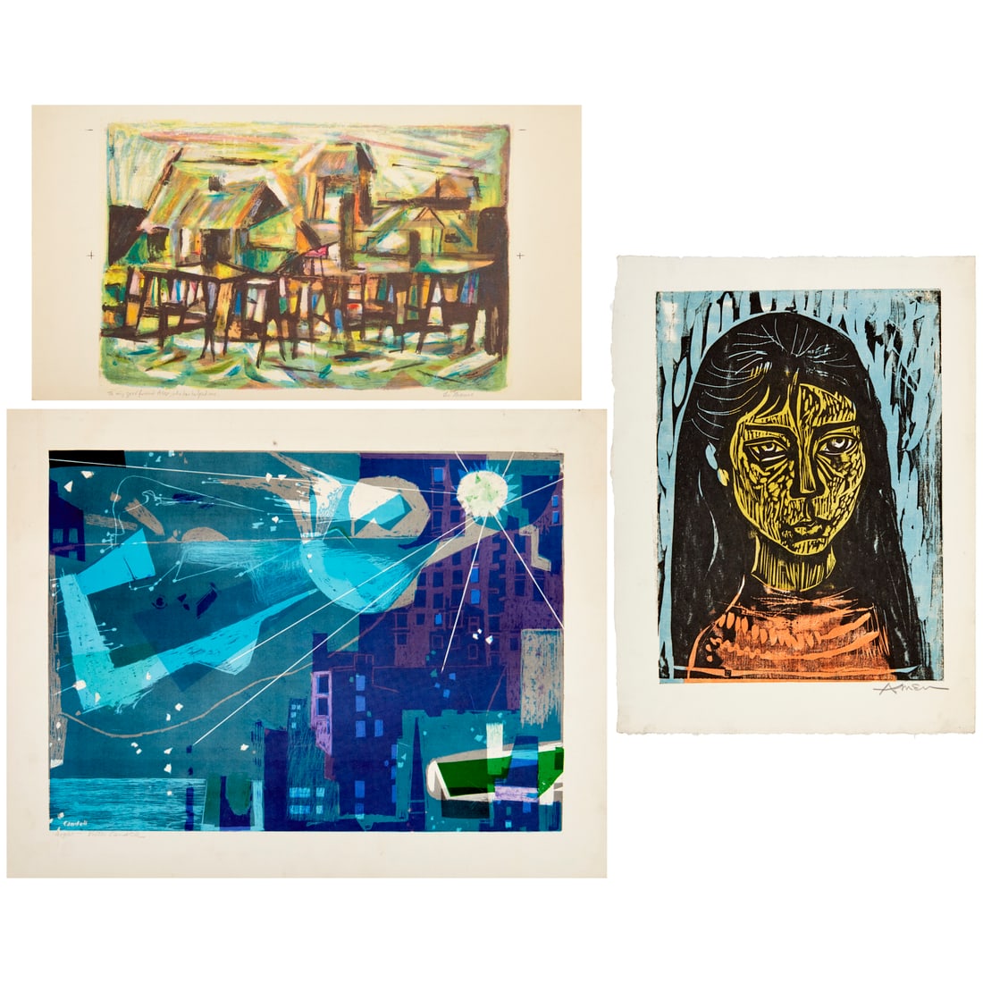 Modern School, signed prints, incl. Amen & Manso (1 of 10)