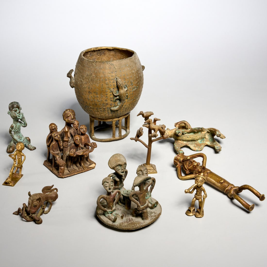 Group West African Tribal metalware (1 of 8)