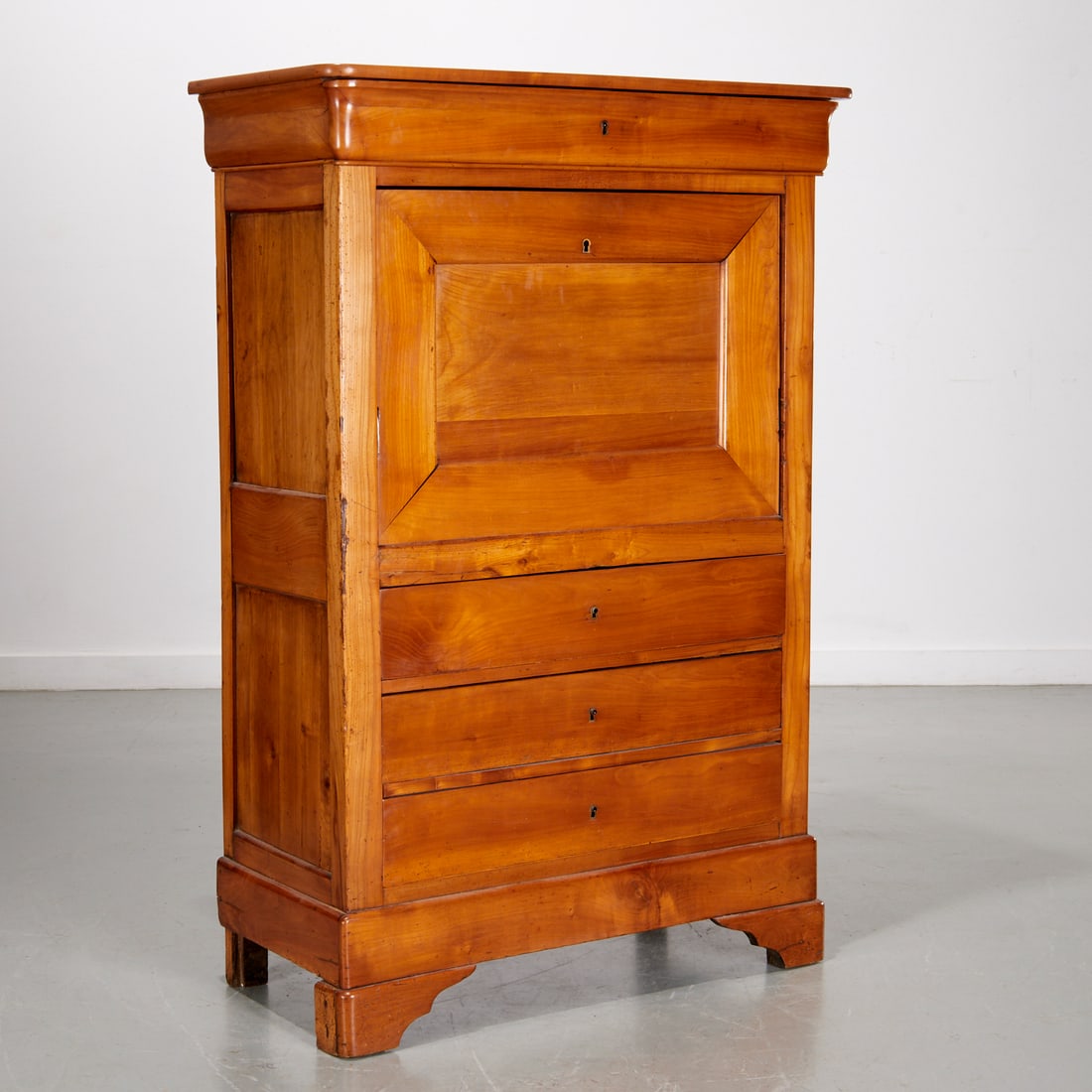 Biedermeier fruitwood secretaire a abattant (1 of 9)