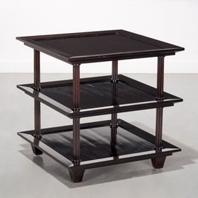 Barbara Barry for Baker three tier side table